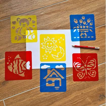 Obrázok z Šablóny na maľovanie 6 ks - svet okolo nás