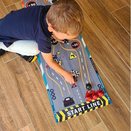 Obrázok z Hracia podložka - preteky áut