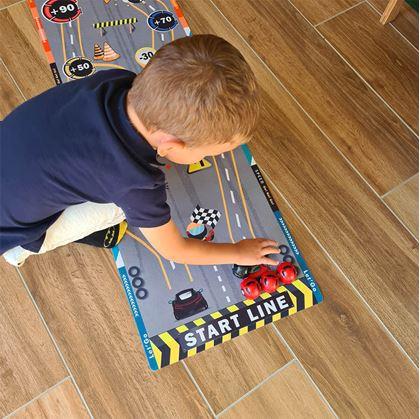 Obrázok z Hracia podložka - preteky áut