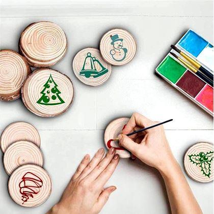 Obrázok z Drevený podtácok - letokruhy