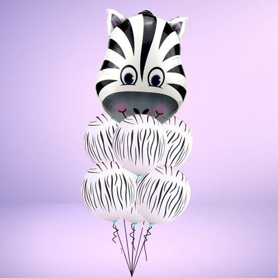 Obrázok z Veselé balóniky 7 ks -  zebra