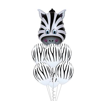 Obrázok z Veselé balóniky 7 ks -  zebra