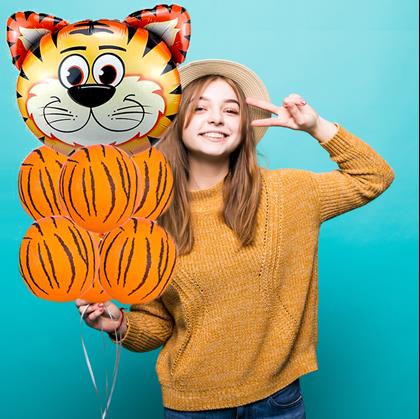 Obrázok z Veselé balóniky 7 ks -  tiger