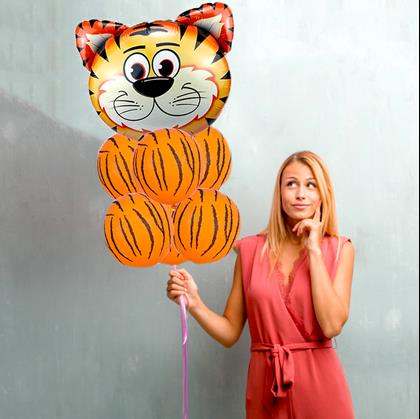 Obrázok z Veselé balóniky 7 ks -  tiger