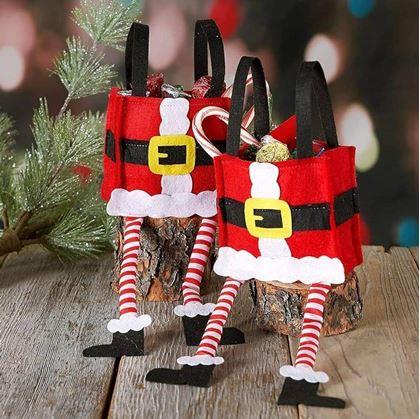 Obrázok z Vianočná dekoratívna darčeková taška - Santa