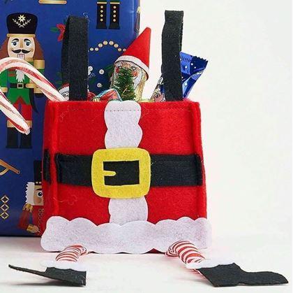 Obrázok z Vianočná dekoratívna darčeková taška - Santa