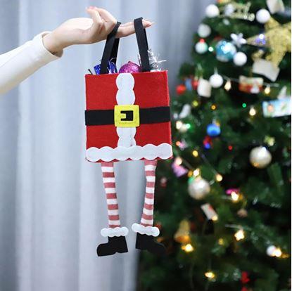 Obrázok Vianočná dekoratívna darčeková taška - Santa