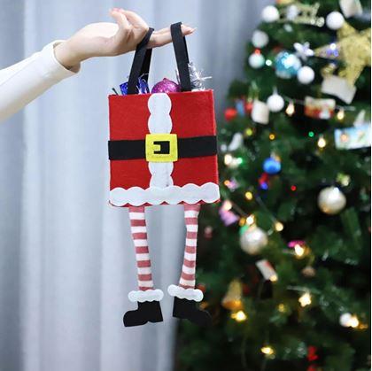 Obrázok z Vianočná dekoratívna darčeková taška - Santa