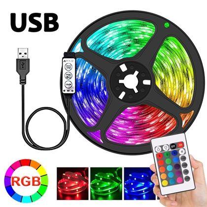 Obrázok z LED RGB pásik s ovládačom - 2 m