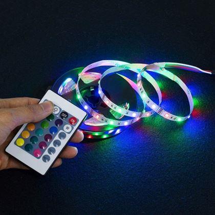 Obrázok z LED RGB pásik s ovládačom - 2 m