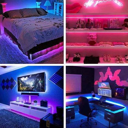 Obrázok z LED RGB pásik s ovládačom - 2 m