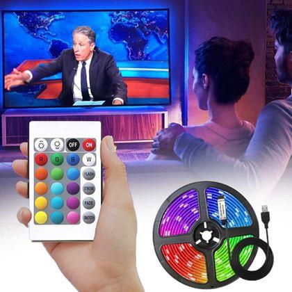 Obrázok z LED RGB pásik s ovládačom - 2 m