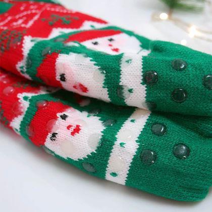 Obrázok z Vianočné hrejivé ponožky s kožušinkou  -  Santa Claus