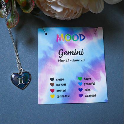 Obrázok z Retiazka s emóciami znamenia zverokruhu - dvojčatá