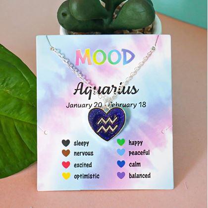 Obrázok z Retiazka s emóciami znamenia zverokruhu - vodnár