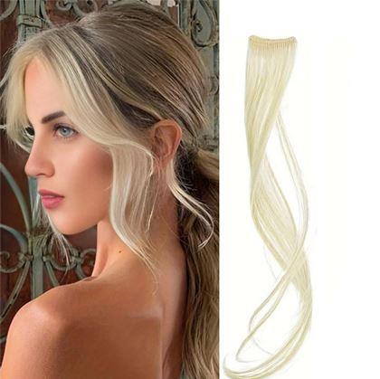 Obrázok z Príčesok do vlasov na klipse melír - blondýnka