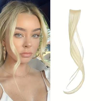 Obrázok z Príčesok do vlasov na klipse melír - blondýnka