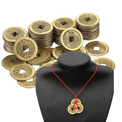 Obrázok z Čínska minca šťastia - talizman bohatstva a prosperity