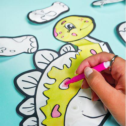 Obrázok z Nafukovacia maľovanka - Stegosaurus