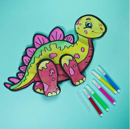 Obrázok z Nafukovacia maľovanka - Stegosaurus