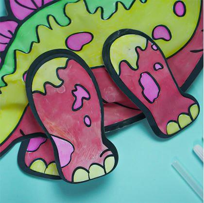 Obrázok z Nafukovacia maľovanka - Stegosaurus