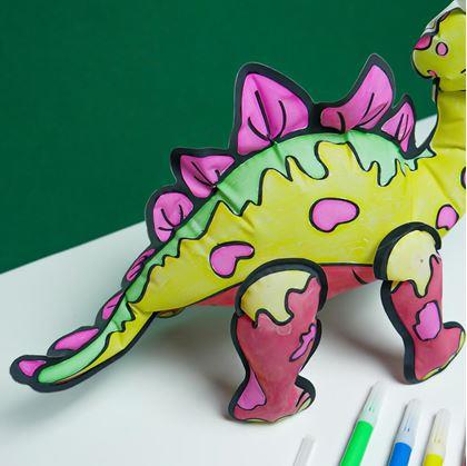 Obrázok z Nafukovacia maľovanka - Stegosaurus