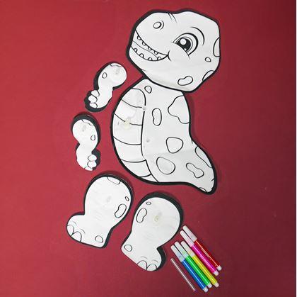 Obrázok z Nafukovacia maľovanka - T-Rex