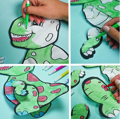 Obrázok z Nafukovacia maľovanka - T-Rex