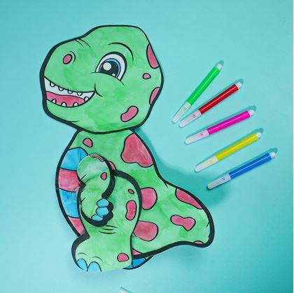 Obrázok z Nafukovacia maľovanka - T-Rex