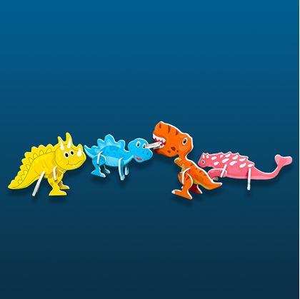 Obrázok z 3D puzzle dinosaury 25 ks