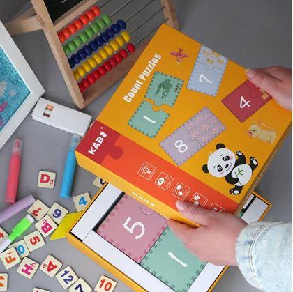 Obrázok z Vzdelávacie puzzle – počítanie 20 dielikov