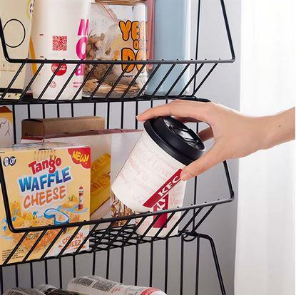 Obrázok Skladateľný trojposchodový kovový organizér