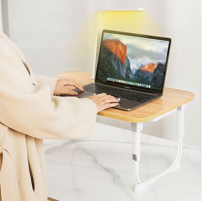 Obrázok Výsuvný stolík na notebook s USB lampičkou