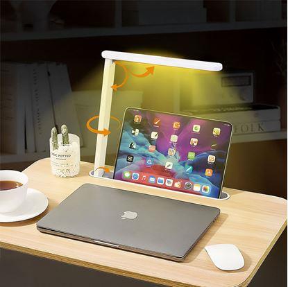 Obrázok Výsuvný stolík na notebook s USB lampičkou