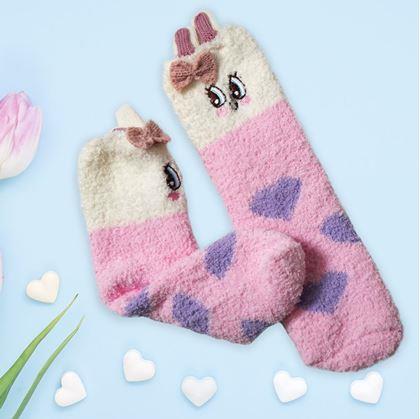 Obrázok z Teplé ponožky - zajačik