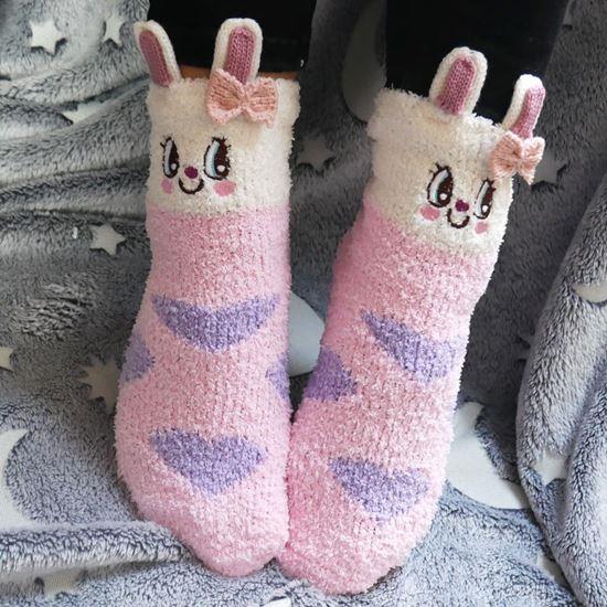 Obrázok z Teplé ponožky - zajačik