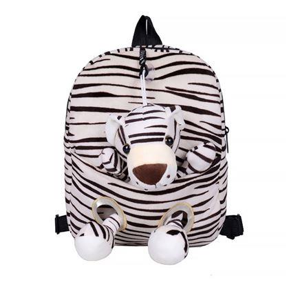 Obrázok z Detský batôžtek s vyberateľným plyšákom - tiger