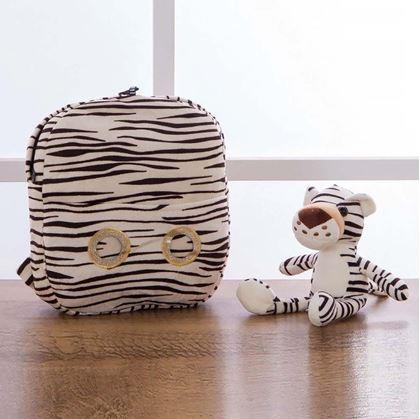 Obrázok z Detský batôžtek s vyberateľným plyšákom - tiger