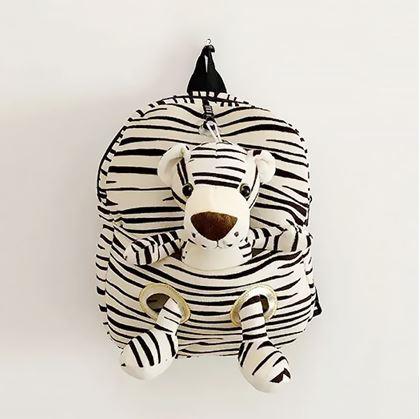 Obrázok z Detský batôžtek s vyberateľným plyšákom - tiger