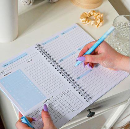 Obrázok z Nedatovaný motivačný diár  -  modrý