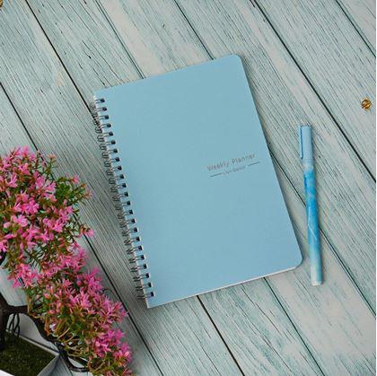 Obrázok z Nedatovaný motivačný diár  -  modrý