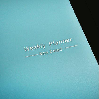 Obrázok z Nedatovaný motivačný diár  -  modrý