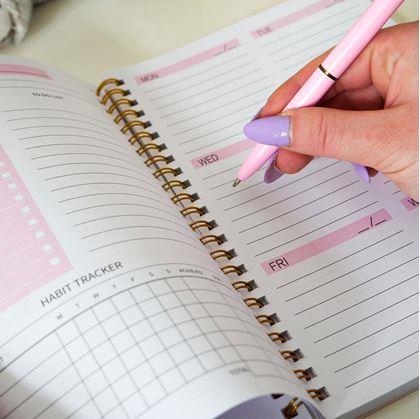 Obrázok z Nedatovaný motivačný diár  -  ružový