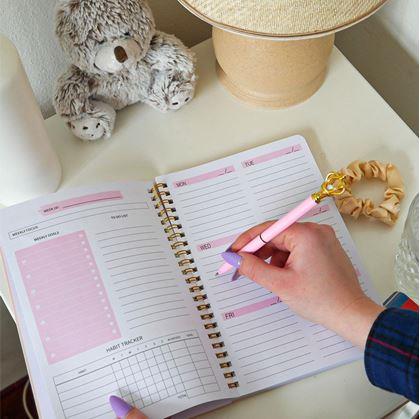 Obrázok z Nedatovaný motivačný diár  -  ružový