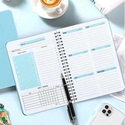 Obrázok z Nedatovaný motivačný diár  -  modrý