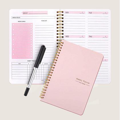 Obrázok z Nedatovaný motivačný diár  -  ružový