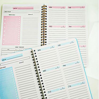 Obrázok z Nedatovaný motivačný diár  -  modrý