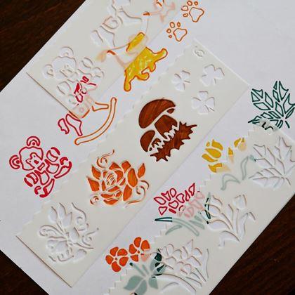 Obrázok z Sada šablón na maľovanie 27 obrázkov