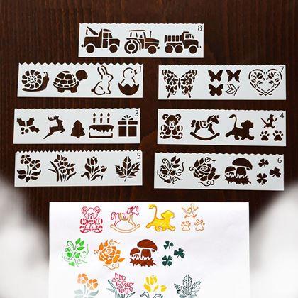 Obrázok z Sada šablón na maľovanie 27 obrázkov