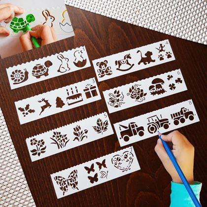 Obrázok z Sada šablón na maľovanie 27 obrázkov